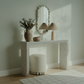 Cyprus 47" Cream Capiz Shell Console Table