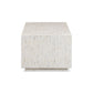 Earl 48" Shell Rectangular Coffee Table - Cream