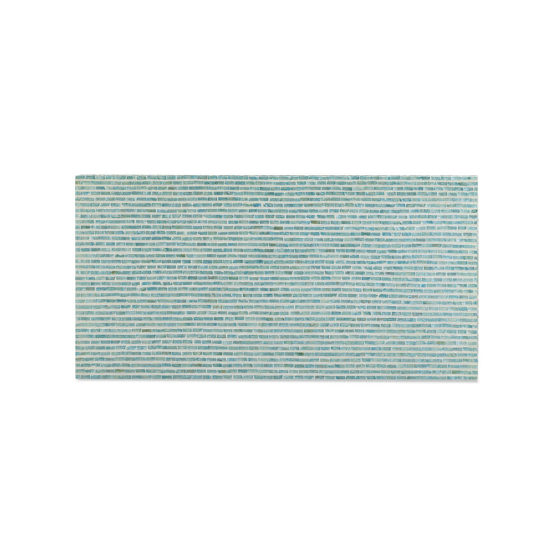 Earl 48" Shell Rectangular Coffee Table - Light Blue