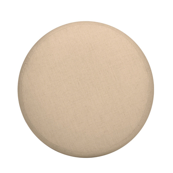 Masha Yellow Gingham Performance Linen Accent Stool