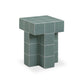 Alma Tile Concrete Indoor/Outdoor Side Table - Green