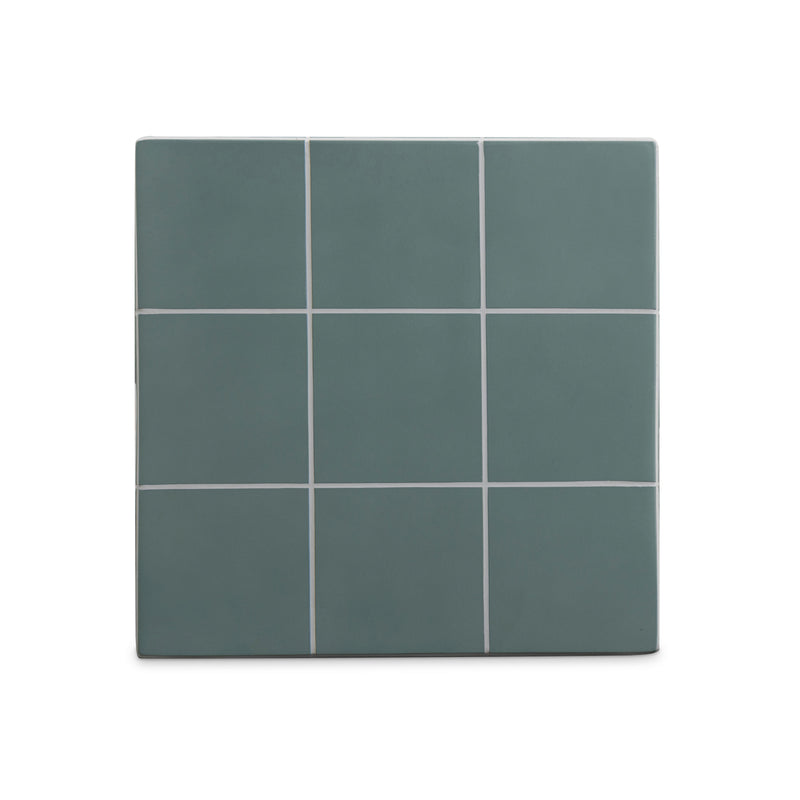 Alma Tile Concrete Indoor/Outdoor Side Table - Green