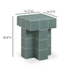 Alma Tile Concrete Indoor/Outdoor Side Table - Green