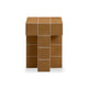 Alma Tile Concrete Indoor/Outdoor Side Table - Orange