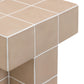 Alma Tile Concrete Indoor/Outdoor Side Table - Taupe