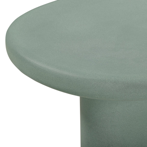 Jade Concrete Indoor/Outdoor Side Table - Green
