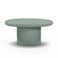 Jade Concrete Indoor/Outdoor Coffee Table (28"-34") - Green / Medium
