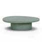 Jade Concrete Indoor/Outdoor Coffee Table (28"-34") - Green / Large