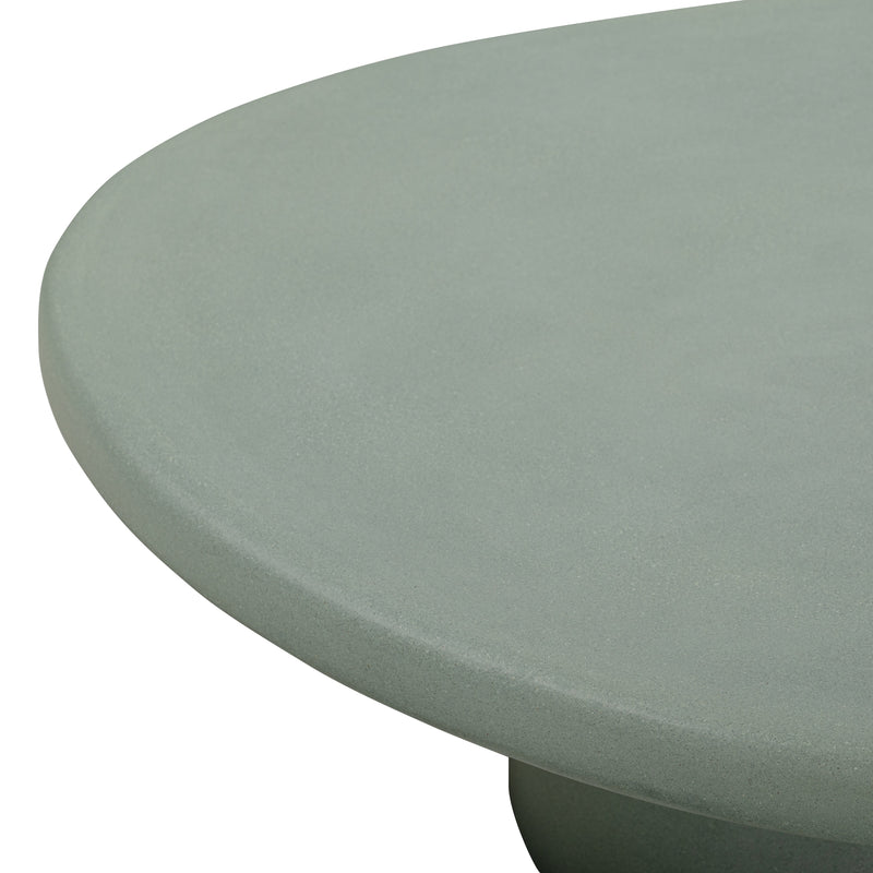 Jade Concrete Indoor/Outdoor Coffee Table (28"-34") - Green / Large