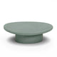 Jade Concrete Indoor/Outdoor Coffee Table (28"-34") - Green / Large