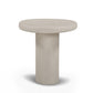 Jade Concrete Indoor/Outdoor Side Table - Cream
