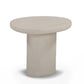 Jade Concrete Indoor/Outdoor Side Table - Cream