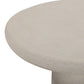 Jade Concrete Indoor/Outdoor Side Table - Cream