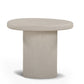 Jade Concrete Indoor/Outdoor Side Table - Cream