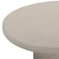 Jade Concrete Indoor/Outdoor Coffee Table (28"-34") - Cream / Medium
