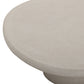 Jade Concrete Indoor/Outdoor Coffee Table (28"-34") - Cream / Large