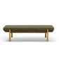 Julianna 56" Textured Performance Fabric Bench - Green