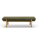 Julianna 56" Textured Performance Fabric Bench - Green