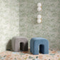 Desi Performance Velvet Ottoman - Taupe