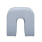 Desi Performance Velvet Ottoman - Light Blue