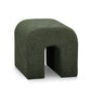 Desi Woven Performance Fabric Ottoman - Green