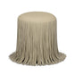 Shag Me Performance Vegan Leather Ottoman - Tan