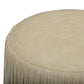 Shag Me Performance Vegan Leather Ottoman - Tan