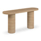 Darcy 59" Concrete Indoor/Outdoor Console Table - Travertine