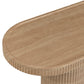 Darcy 59" Concrete Indoor/Outdoor Console Table - Travertine