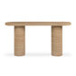 Darcy 59" Concrete Indoor/Outdoor Console Table - Travertine