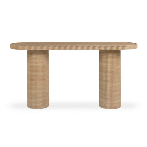 Darcy 59" Concrete Indoor/Outdoor Console Table - Travertine