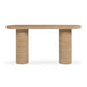 Darcy 59" Concrete Indoor/Outdoor Console Table - Travertine