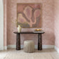 Braya 50" Faux Emperador Marble Console Table