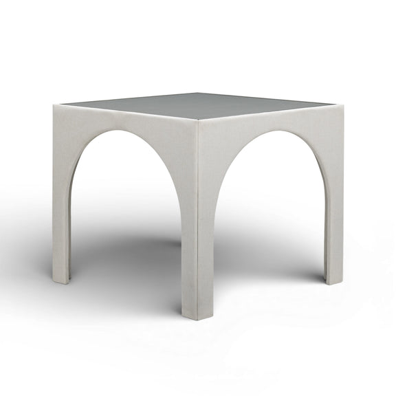 Tomlin 35" Square Mahjong Table - Cream