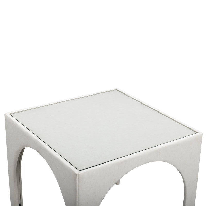 Tomlin 35" Square Mahjong Table - Cream
