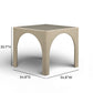 Tomlin 35" Square Mahjong Table - Tan