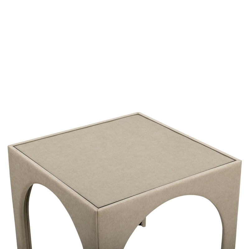 Tomlin 35" Square Mahjong Table - Tan