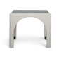 Tomlin Performance Chenille Game Table and Two Ottomans Set - Cream