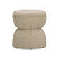 Tomlin Performance Chenille Game Table and Two Ottomans Set - Tan