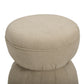 Tomlin Performance Chenille Game Table and Two Ottomans Set - Tan