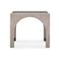 Tomlin Performance Chenille Game Table and Two Ottomans Set - Beige