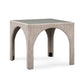 Tomlin Performance Chenille Game Table and Two Ottomans Set - Beige