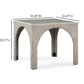 Tomlin Performance Chenille Game Table and Two Ottomans Set - Beige