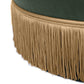 Lakka Green Velvet Ottoman