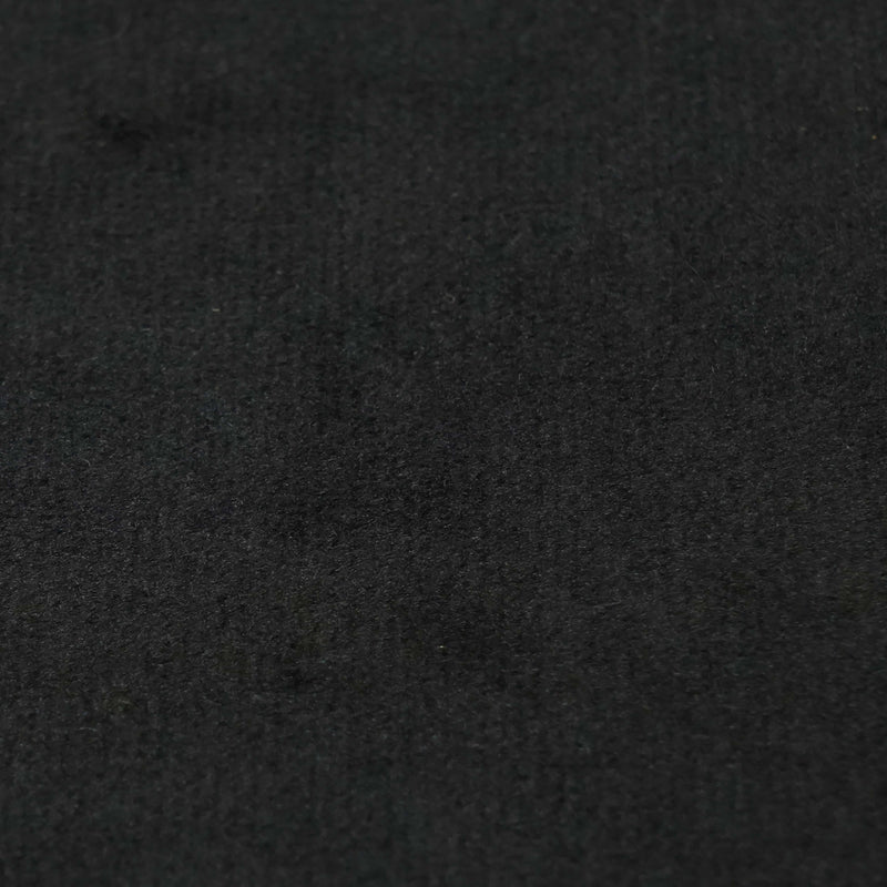 Lakka Black Velvet Ottoman