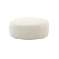 Broohah Cream Boucle Ottoman