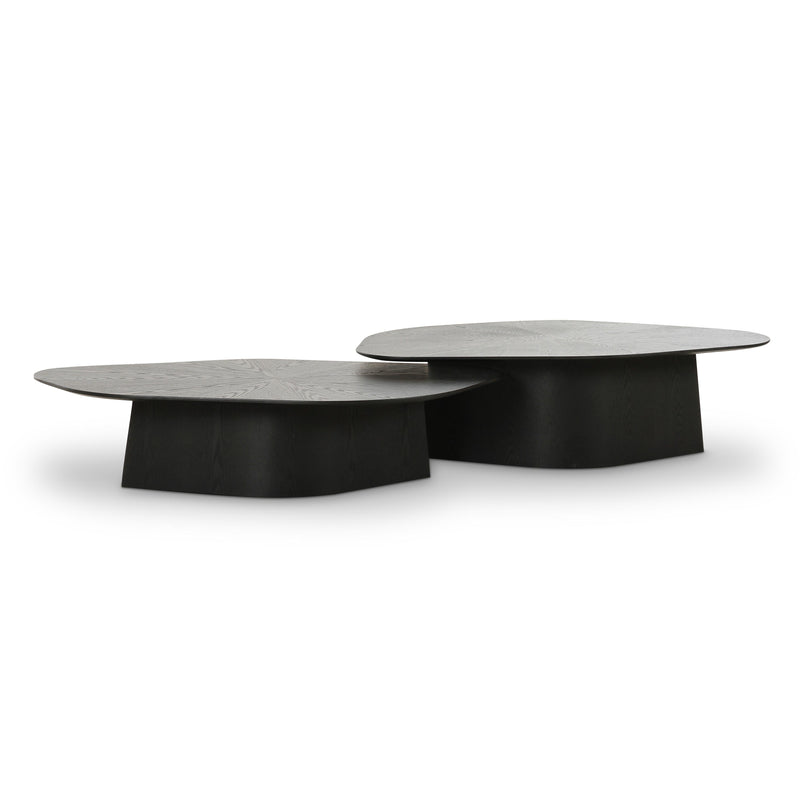 Roche Black Ash Nesting Coffee Table Set