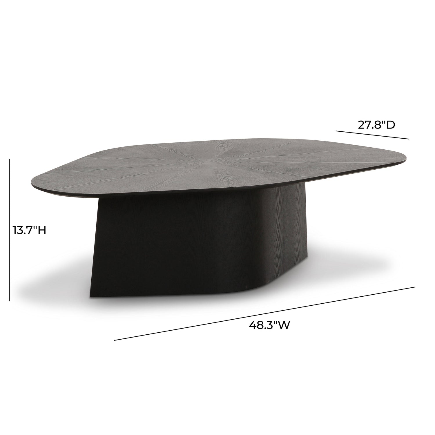Roche Black Ash Nesting Coffee Table Set