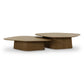 Roche Brown Ash Nesting Coffee Table Set