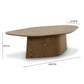 Roche Brown Ash Nesting Coffee Table Set